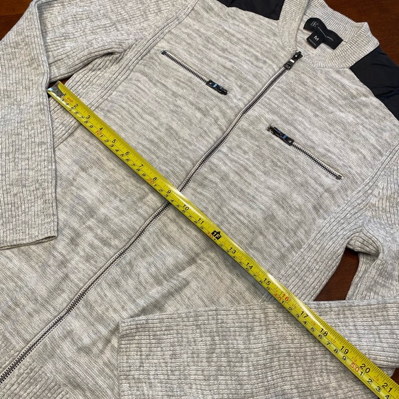 INC International Concepts 100% Cotton Zip Up Sweater - Picture 7 of 8